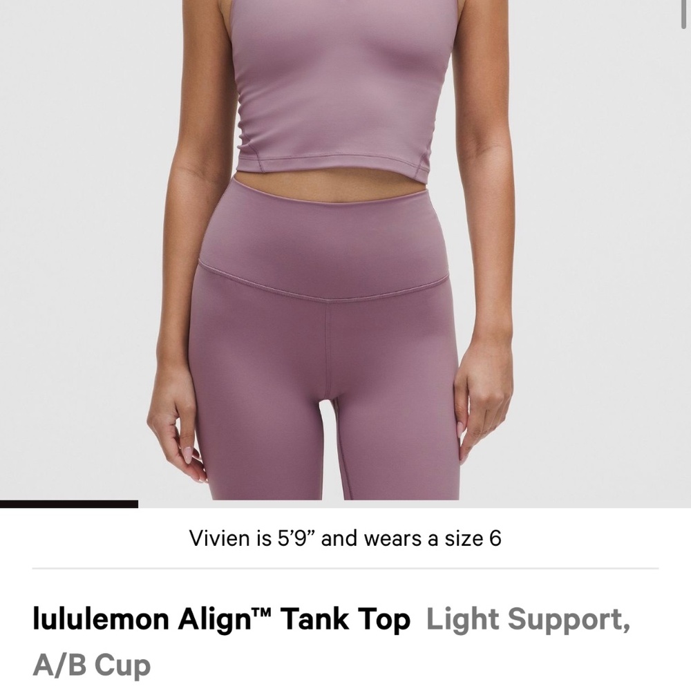 NWT lululemon align tank and leggings